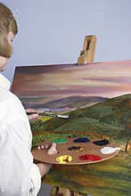 Artist at work