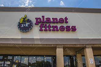 Planet Fitness sign and logo