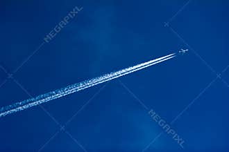 Jet plane in the sky