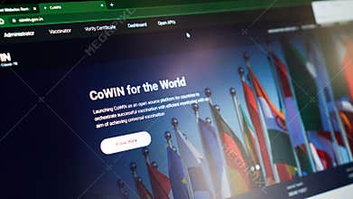 website cowin.gov.in. website india goverment