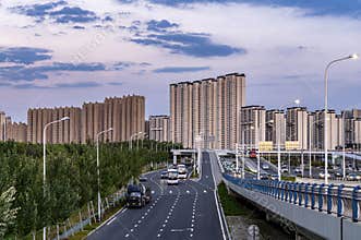Architectural landscape of Changchun City