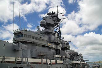 Detail of the uss missouri