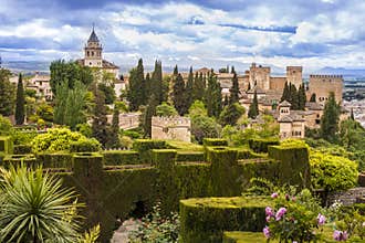 Alhambra in Granada, Spain