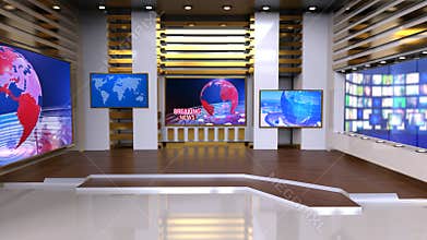 3D Virtual TV Studio News