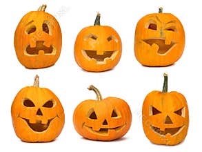 Jack O'Lantern pumpkins