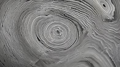 Exploring the beauty of warm gray cut wood in detail with intricate patterns and textures