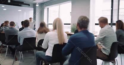 business training seminar education lecture staff meeting or workshop motion