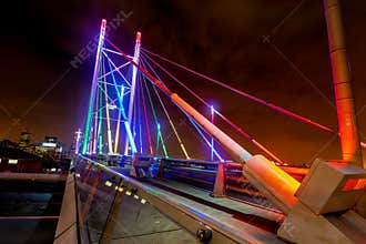 Nelson Mandela Bridge at Night