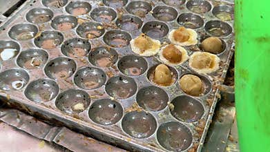 Cilor Tusuk or Pentol Korea Telur Gulung is a typical Indonesian snack