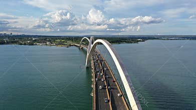 JK Bridge in Brasilia Capital of Brazil