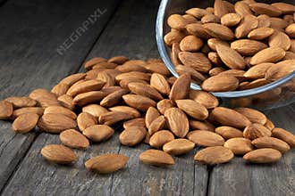 Almonds Almond Nuts Food
