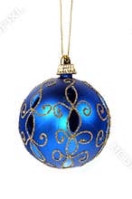 Blue Christmas Ornament