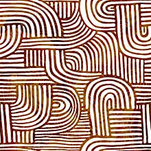 Boho arch abstract textured seamless pattern in brown tones.