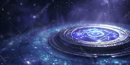 Astrologic Zodiac Wheel sign symbolical
