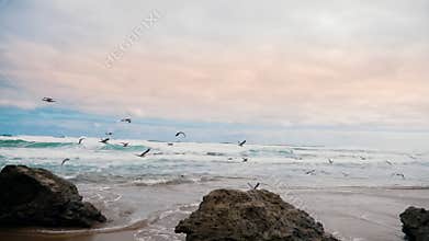 Magnificence of The Twelve Apostles at sunset, Port Campbell National Park, Australia.