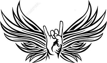 Rock and Roll hand sign