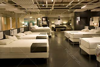 Furniture mattress bed store