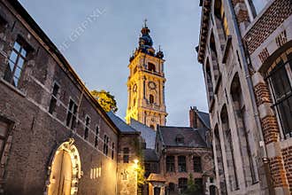 Belfry of Mons in Belgium.