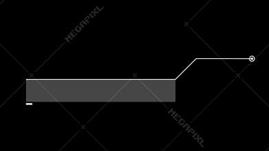 Glitch Dynamic Callout HUD Animation For Sci-Fi Projects. Alpha