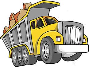 Dump Truck Illustration