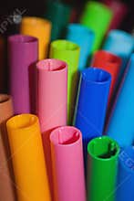 Felt-tip pens in various colors