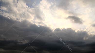 Storm Clouds at Sunset