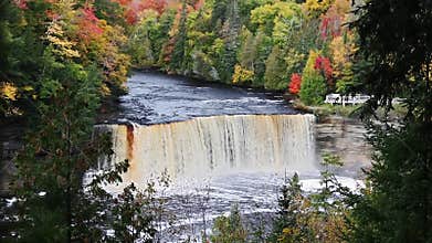 Big Falls in Autumn Forest Loop