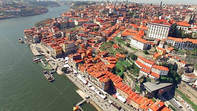 Porto Skyline At Porto In Porto District Portugal.