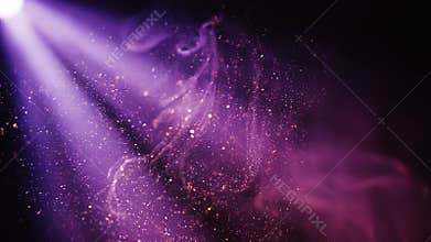 Volumetric Spotlight Rays 4K Background Animation