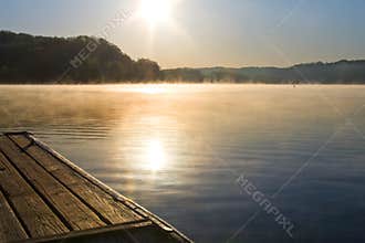 Lake with Dock