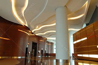 Business building architecture interior