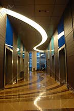 Business building architecture interior