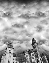 Haunted House, Halloween, Victorian Gothic Style