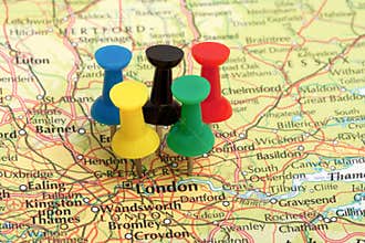 London Olympics Map Pin