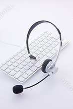 Keyboard and head set