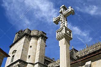 A typical crucifix for the basilica of Pontevedra