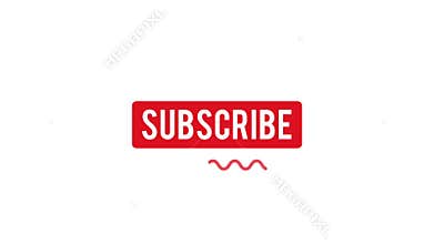 Cool flat subscribe button