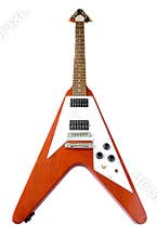 Classical Flying V Guitar (clipping path included)