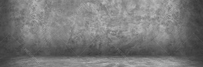 horizontal design on cement and concrete wall with shadow for pa