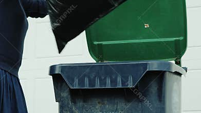 Take out the garbage from the house