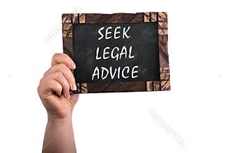 Seek legal advice on chalkboard