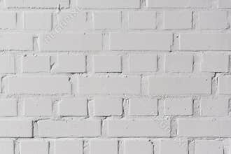 White bricks wall texture background