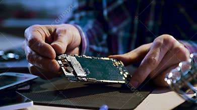 Phone service repair maintenance disassembling