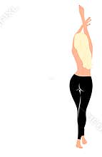 Striptease dancer