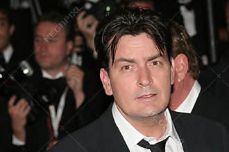 Actors Charlie Sheen