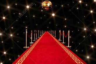 Red carpet entrance