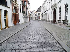 Cobblestone street
