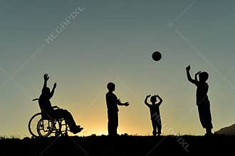 Inclusion of someone with disabilities in the game