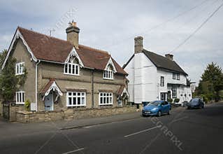 Fowlmere High Street, Cambrigeshire, UK