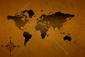 Old world map